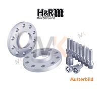 H&R TRAK+ Spurverbreiterung DR 40mm/Achse ABE für Smart Cabrio 450 (2000-2004)