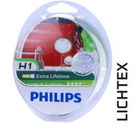 H1 PHILIPS LongLife EcoVision - 12258LLECOS2 Scheinwerfer Lampe - DUO-Box NEW