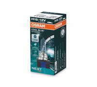 Osram COOL BLUE INTENSE H15, +20% mehr Helligkeit, bis zu 3.700K, Halogen-Scheinwerferlampe, LED-Look, Faltschachtel (1 Lampe) Carton folding box