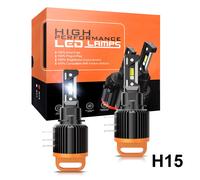 H15 Auto LED Scheinwerfer 6500K 100W Halogen Xenon Mit Zulassung Lampen Kaltes