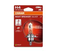 H4 12V 60/55W P43t NIGHT BREAKER® SILVER +100% 1 St. OSRAM