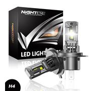 H4 9003 LED Scheinwerfer 6500K 30000LM Halogen Mit Zulassung Lampe Canbus Wei