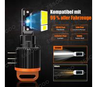 H4 H7 H11 H15 COB Mit Zulassung LED Scheinwerfer 6500K Halogen Fern-Abblendlicht