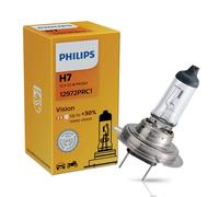 H7 12V 55W PX26d Vision +30% 1 St. Philips Vision | Longlife + Bright ✅
