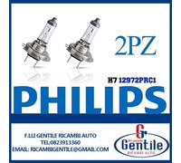 H7 Lampen Philips Vision 12V 55W / 12972PRC1 2 STÜCKE + 30% HELLER