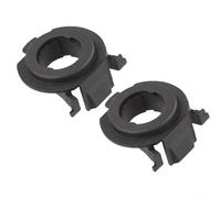 H7 LED-Leuchtmittel-Adapter-Halterungssockel, 2 Stück, schwarze ABS-Halterung für Auto-Scheinwerfer-Nachrüstung, zuverlässiges, leichtes Design, kompatibel mit mehreren Modellen