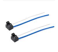 H7 Stecker, T0TMOX Paar H7 2-Poliger Scheinwerfer Ersatz Reparatur Lampenfassung Buchsen Stecker Draht Kabelbaum, Lampen Stecker Fassung Adapter Sockel For H7 499 477 Lampen Glühlampen Glühbirnen