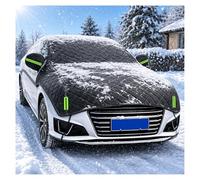 Hagelschutz Halbgarage für Mercedes Benz S-Class W140 1992-1999,Autoabdeckung Winter,Hagelschutzplane Auto,Vierlagige,verstärkte Halbauto-Abdeckung,regendicht,schneedicht und sonnendicht