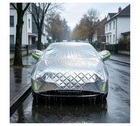 Hagelschutz Halbgarage Für Mercedes E-Class E300, Auto Abdeckung Gepolstert, Schutz für Windschutzscheibe und Dach, Wasserdicht Anti UV, Winddichte Gurte für Felgen v695
