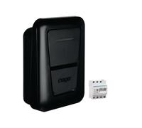 Hager XVL122SFL Ladestation witty plus Ladesteckdose 22kW MID OCPP inklusive flow Energiemanager