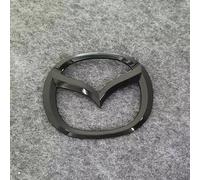 Ersatz Emblem für Mazda 3 Hatchback 2019-2025,Schwarz Vorne Kühlergrill Hinten Kofferraum Aufkleber Zeichen Logo Schriftzug 3D Metall Auto Außen Dekoration Zubehör,just Back
