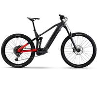 Haibike AllMtn 4 | E-MTB Fully | 29" | 800Wh Bosch CX | silber / rot / schwarz Größe: 40 cm