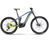 Haibike AllMtn CF 11 | E-MTB Fully | 29/27,5" | 750Wh Bosch CX | schiefer / neongelb Größe: 41 cm