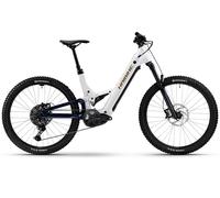 Haibike AllTrail 8 Low | E-MTB Fully | 27,5" | 600Wh Bosch CX | weiß / blau / gold Größe: 45 cm