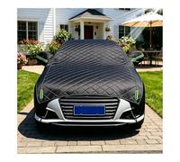 Halbgarage Auto Verdickte Hagelschutz für Mercedes-Maybach S-Class Saloon W223 LWB, Sonnenschutz, Wasserfest Staubfest, Mit Seitenzip, Reflektoren(Schwarz)