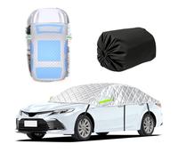 Halbgarage Auto Winter für Mercedes Benz Clase A (2012-2017), Autoabdeckung Outdoor mit Haken, Windschutzscheiben Schutz vor Schnee, Frost und Hagel, Regen, UV-Schutz