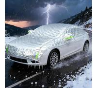 Halbgarage Für Auto Winter Für Mercedes SL R129 1989-2024, Hagelsichere Autoabdeckung Winter Passend, Auto Halbgarage Abdeckplane Wasserdicht, mit Reflektorstreifen-k231