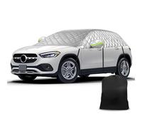Halbgarage für Mercedes-Benz GLA 2014-2023, Halbe Autoabdeckung Winter Sommer, Abdeckplane Auto Wasserdicht Schutz vor Schnee Frost und Hagel