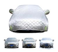 Halbgarage für Mercedes CLS 550 2007-2010, Halbe Autoabdeckung Winter Sommer, Abdeckplane Auto Wasserdicht Outdoor Schnee Frost Regen Hagelschutz qhl29