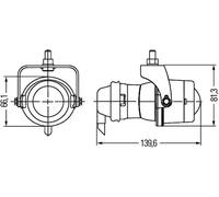 Nebelscheinwerfer HELLA 1NL 008 090-031