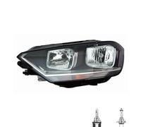 Halogen Scheinwerfer rechts H7 schwarz für VW Golf Sportsvan inklusive Lampen