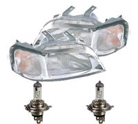 Halogen Scheinwerfer Set für Honda Civic 97-99 H4 ohne Motor mit Blinker