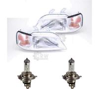 Halogen Scheinwerfer Set für Honda CIVIC MA/MB Bj. 02/97-02/01 H4 mit Blinker