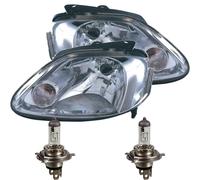 Halogen Scheinwerfer Set für VW FOX 5Z1, 5Z3 Bj. 10.03- H4 inkl. PHILIPS