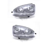 Halogen Scheinwerfer Set für VW GOLF V (1K/5M) Bj. 10/03-05/09 H7/H7 mit Motor