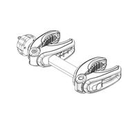 Thule 1500052418 Rahmen-Haltearm lang für 4. Rad 100mm für 929 ab 2014 52418, schwarz/silber schwarz/silber