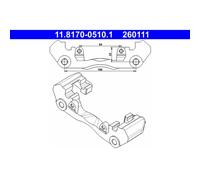 Halter, Bremssattel ATE 11.8170-0510.1