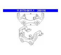 Halter Bremssattel ATE 11.8170-0611.1 für Mercedes-Benz S
