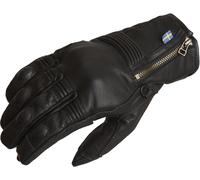 Halvarssons Hofors perforierte Motorrad Handschuhe, schwarz, Größe 7