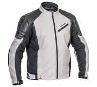 Halvarssons SOLBERH Motorradjacke Herren hellgrau schwarz Gr. 56