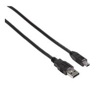 Hama 0,48 Gbit/s Männlich USB A auf Mini-USB B 1,8 m 088480 (Schwarz)