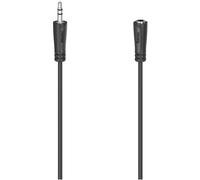 Hama 205120 Audio-Verlängerungskabel (3m) schwarz