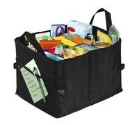 Hama Auto-Kofferraumtasche mit Klettbefestigung, faltbar, klein (37 x 29 x 25 cm) schwarz