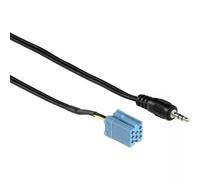 Hama 00082165 AUX-In-Adapter für Becker/Blaupunkt/VDO auf 3,5-mm-Klinkenstecker (Schwarz)