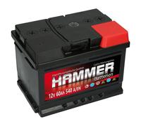 Starterbatterie 12V 60 Ah 540A EN HAMMER WARTUNGSFREI TOP ANGEBOT NEU