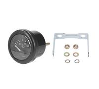 Hamwesh Öltemperaturanzeige, Bereich 50 Bis 150 °C, ABS-Material Vorne, Wasserdichter Motoröltemperatursensor, 52 Mm Öltemperaturanzeige mit nach Hinten Gedrehtem Montagering für Motorautos (12V)