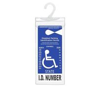 Handicap-Schilderhalter für Autoanhänger für Behindertenschilder | Kennzeichenhalter Mit Halter Für Organisation Schutz Fahrzeug Sonnenschutz