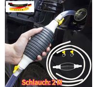 Handpumpe Notpumpe Absaugpumpe Umfüllpumpe für Wasser Benzin Diesel Öl Auto KFZ
