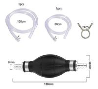 Handpumpe Notpumpe Absaugpumpe Umfüllpumpe für Wasser Diesel Benzin Öl Schlauch