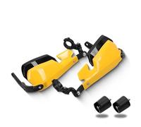 Handschutzschild Zubehör Motorrad-Handschutz-Windschutz Für Aprilia Für TUAREG660 Für Tuareg 660 Lenker-Windschutz-Handschutzverlängerung Motorrad Lenker Handschutz(Gold)