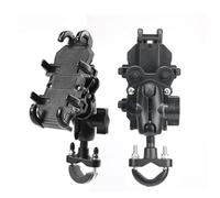 Handy GPS Navigation Platte Halterung Universal Motorrad Fahrrad Handy Halter Aluminium Fahrrad Reiten Navigation Halterung GPS Stoßfest Lenker Halter(A)