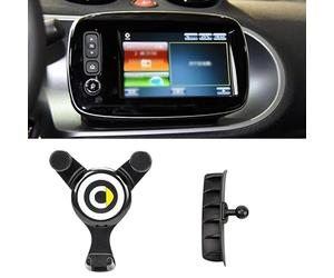 Handyhalterung Auto für Smart Fortwo Forfour Roadster 450 451 453, Lüftung Kfz Handyhalterung Autohalterung Handy 360° Drehbar Auto Handyhalter Auto Zubehör,453 Navigation