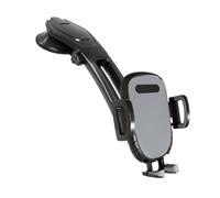 Handyhalterung mit Saugnapf, um 360 ° drehbarer Armaturenbrett-Ständer, Kfz-Handyhalterung für Windschutzscheiben-Navigation, nach unten biegender, verstellbarer Griff, einfach zu installieren