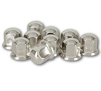 10 Stück Universelle LKW Radmutterkappen 32mm Schlüsselweite Edelstahl.