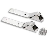 Hansen Styling Parts Heckklappenscharnier Set aus Edelstahl passend für Jeep Wrangler YJ (1986-1996)