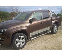 Hansen Styling Parts Trittbretter Schwellerrohre (ab 2010-) ø 100mm (aus Edelstahl) mit Teilegutachten - nur passend für Double Cab